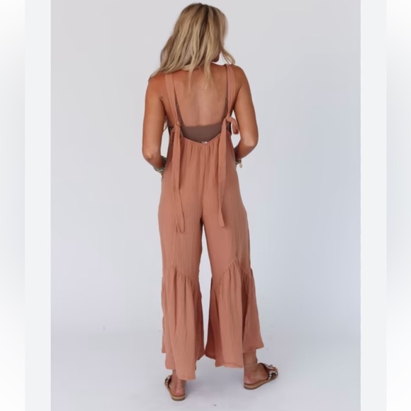 08 Boho -Cotton gauze solid fabric Wide leg
Jumpsuit - Picture 8 of 8
